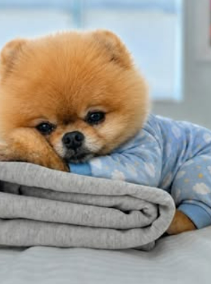 Jiffpom sleepy
